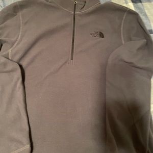 Long sleeve fleece quarter zip by North Face
